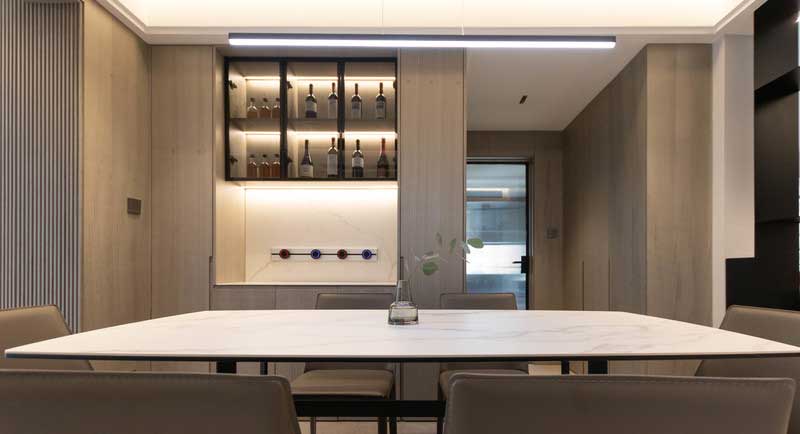 深圳羅湖區現代簡約家庭新房裝修餐柜 深圳羅湖區現代簡約家庭新房裝修餐柜