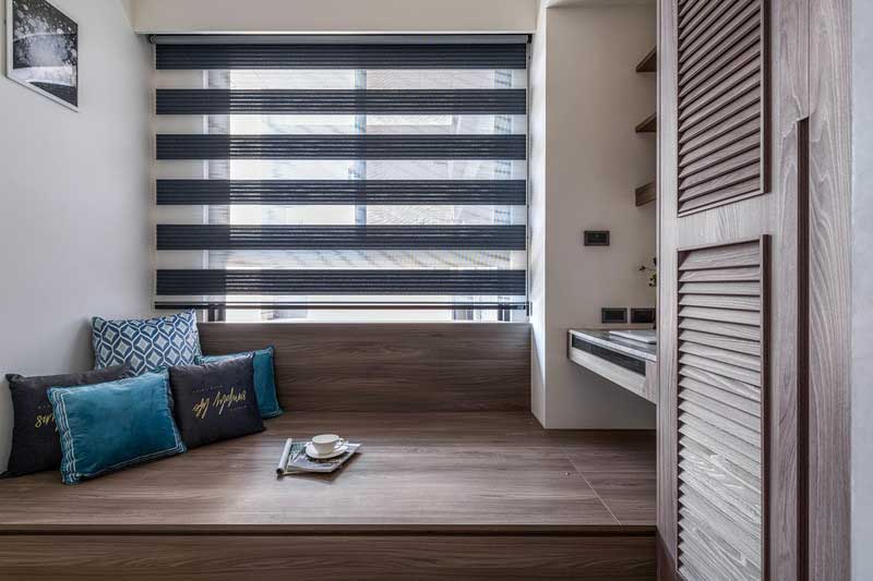 深圳福田區(qū)現(xiàn)代風格家庭新房裝修工程案例休閑起居室