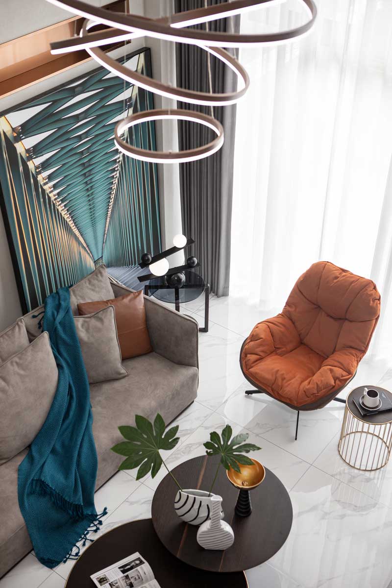 深圳羅湖區現代輕奢風家居裝修設計單椅 深圳羅湖區現代輕奢風家居裝修設計單椅