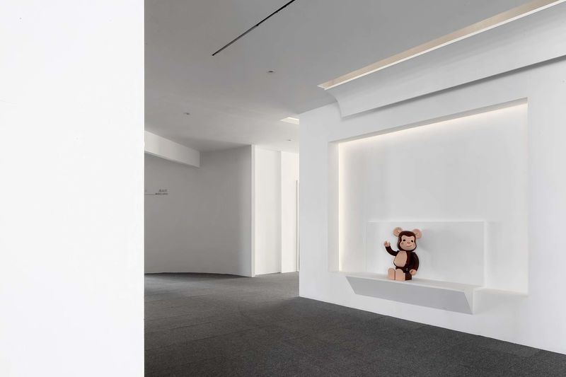 深圳龍華大浪極簡風格辦公室裝修走廊藝術模型 深圳龍華大浪極簡風格辦公室裝修走廊藝術模型