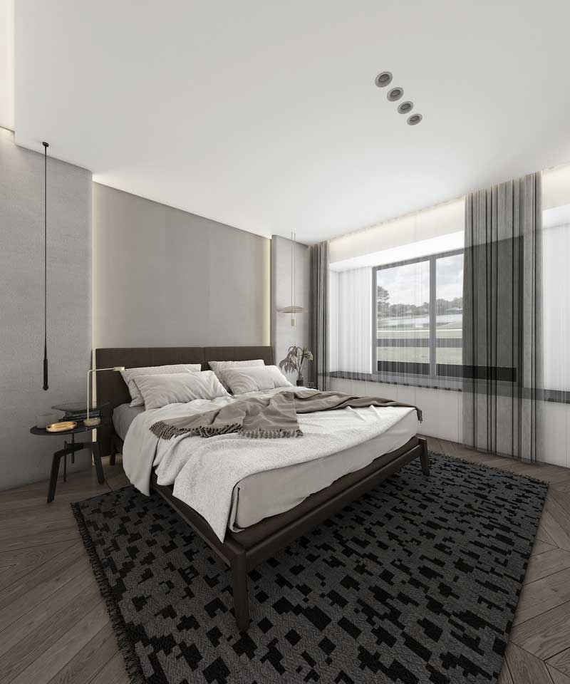 深圳碧桂園現代風格樣板間裝修設計主人房 深圳碧桂園現代風格樣板間裝修設計主人房