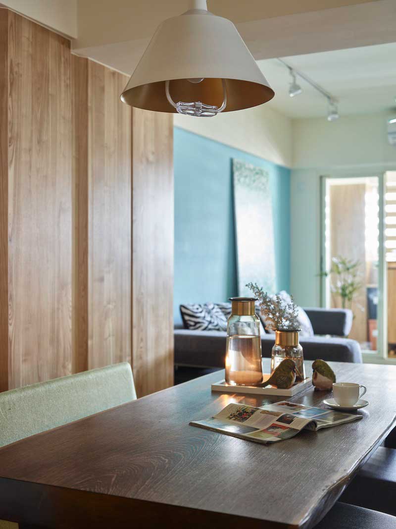 深圳鹽田區北歐風格家居住宅裝修設計效果圖餐桌擺設