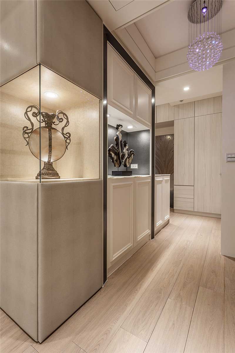 深圳龍華新區簡歐風格家居裝修設計主臥衣柜 深圳龍華新區簡歐風格家居裝修設計主臥衣柜