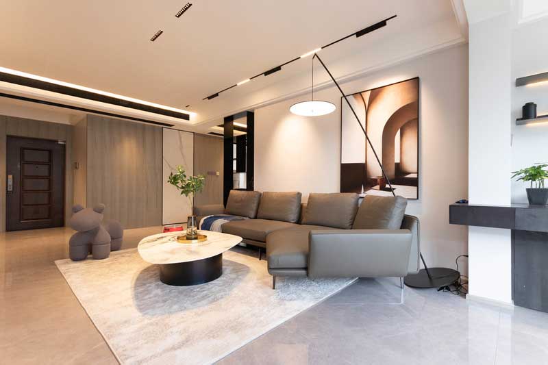 深圳羅湖區現代簡約家庭新房裝修客廳藝術軟裝陳設 深圳羅湖區現代簡約家庭新房裝修客廳藝術軟裝陳設