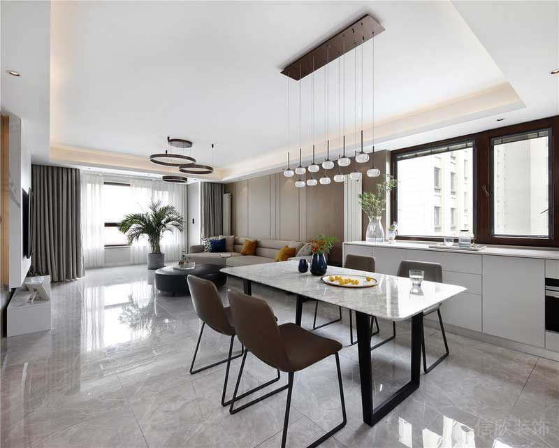 深圳羅湖區現代簡約風家庭新房裝修工程天花吊頂 深圳羅湖區現代簡約風家庭新房裝修工程天花吊頂