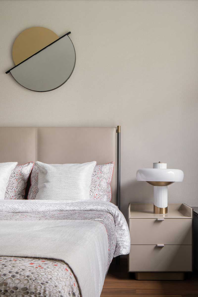 深圳羅湖萬科三居室輕奢風格樣板房設計案例長輩房 深圳羅湖萬科三居室輕奢風格樣板房設計案例長輩房