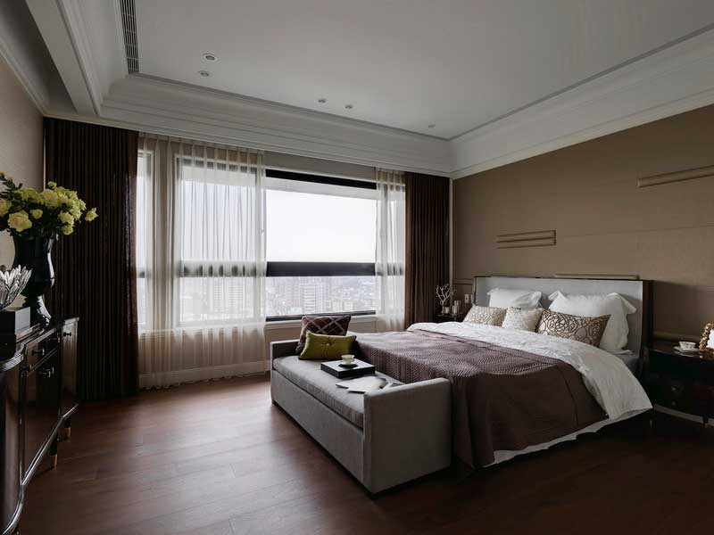 深圳寶安區(qū)西鄉(xiāng)簡歐風(fēng)格家裝新房裝修設(shè)計(jì)主臥 深圳寶安區(qū)西鄉(xiāng)簡歐風(fēng)格家裝新房裝修設(shè)計(jì)主臥