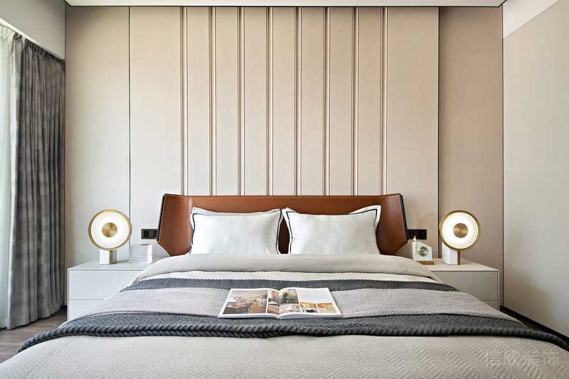 深圳龍崗區現代風高檔家庭裝修工程案例次臥
