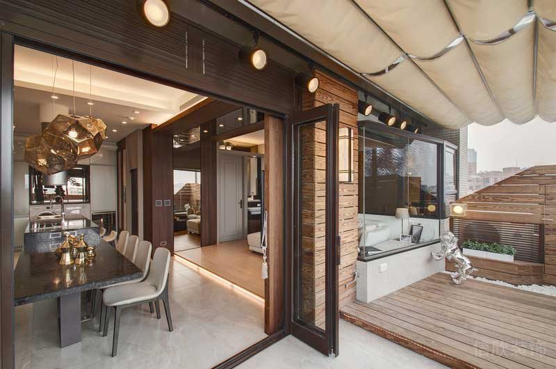 深圳福田區景田輕奢風小戶型裝修設計陽臺 深圳福田區景田輕奢風小戶型裝修設計陽臺