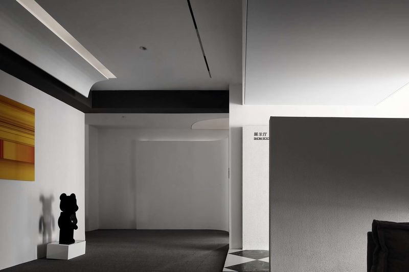 深圳龍華大浪極簡風格辦公室裝修走廊 深圳龍華大浪極簡風格辦公室裝修走廊