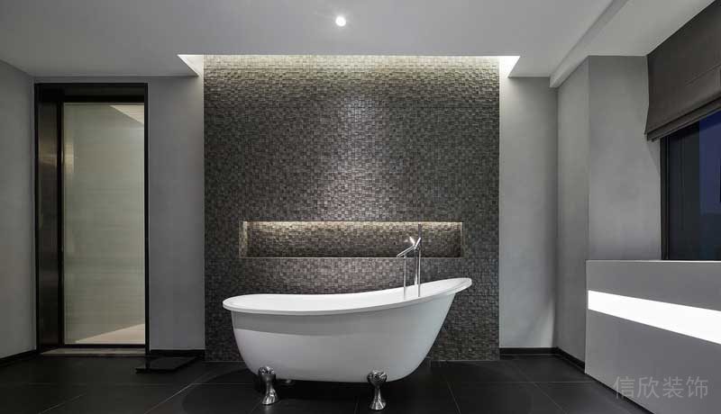 深圳龍崗區(qū)簡(jiǎn)約風(fēng)格家裝裝修案例衛(wèi)生間燈光效果