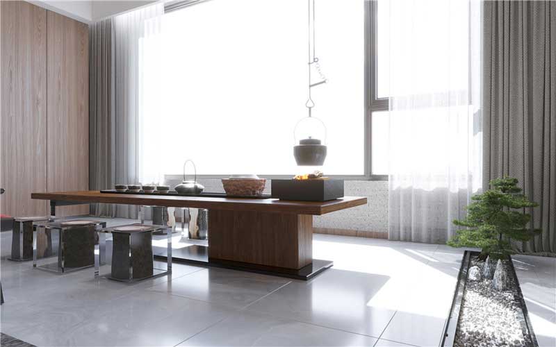 深圳寶安新中式田園風別墅裝修茶室 深圳寶安新中式田園風別墅裝修茶室