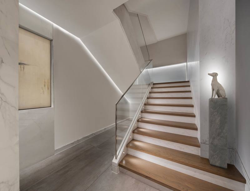 深圳羅湖區極簡風80平方復式小戶型裝修設計樓梯間 深圳羅湖區極簡風80平方復式小戶型裝修設計樓梯間