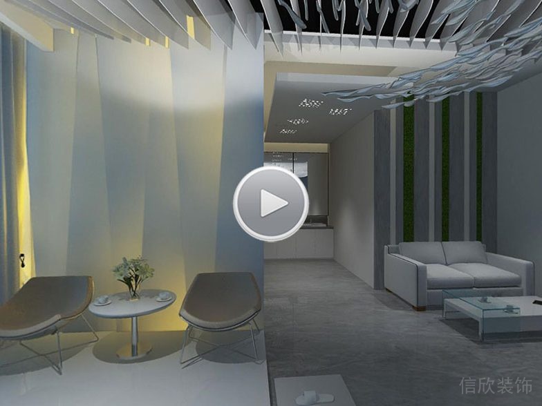 羅湖區(qū)蔡屋圍美容院裝修設(shè)計(jì)休息洽談區(qū) 1 784×588