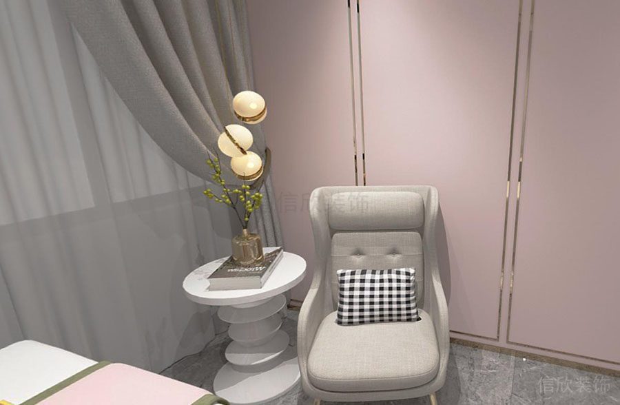 羅湖區(qū)東門(mén)美容店裝修設(shè)計(jì)休息洽談區(qū)