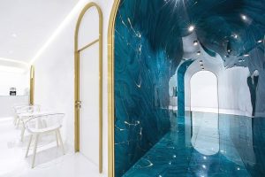 深圳羅湖區(qū)美容院裝修設(shè)計(jì) 過(guò)道