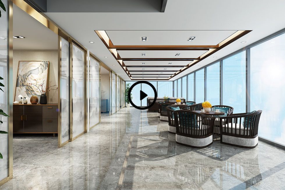 深圳南山輕奢風(fēng)格辦公室裝修設(shè)計(jì) 休閑洽談區(qū) 979×653