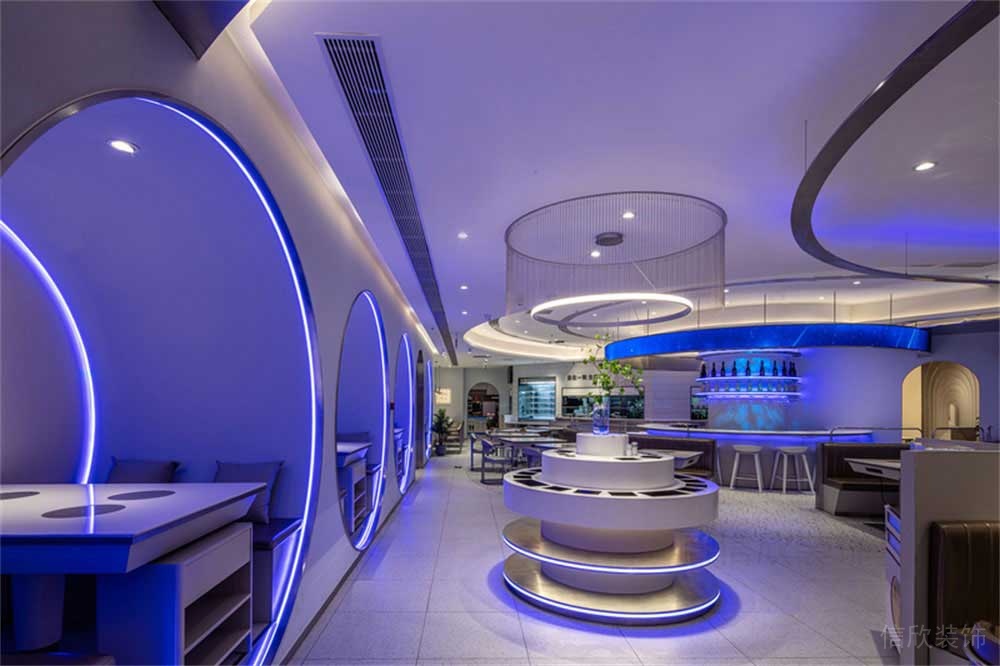 深圳龍崗現代風格火鍋店裝修設計地面鋪貼 深圳龍崗現代風格火鍋店裝修設計地面鋪貼