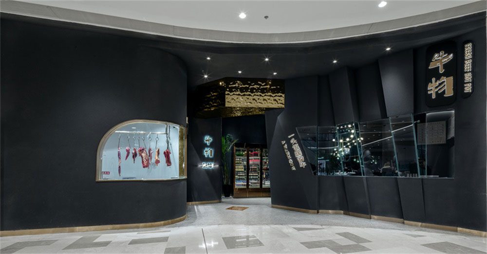 深圳鹽田后現(xiàn)代黑灰色系餐飲店裝修設(shè)計外立面門頭形象 深圳鹽田后現(xiàn)代黑灰色系餐飲店裝修設(shè)計外立面門頭形象