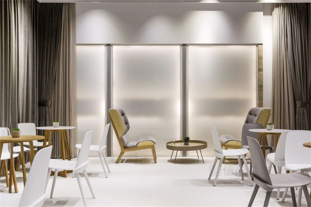 深圳羅湖簡約北歐風餐飲店裝修設計窗簾 深圳羅湖簡約北歐風餐飲店裝修設計窗簾