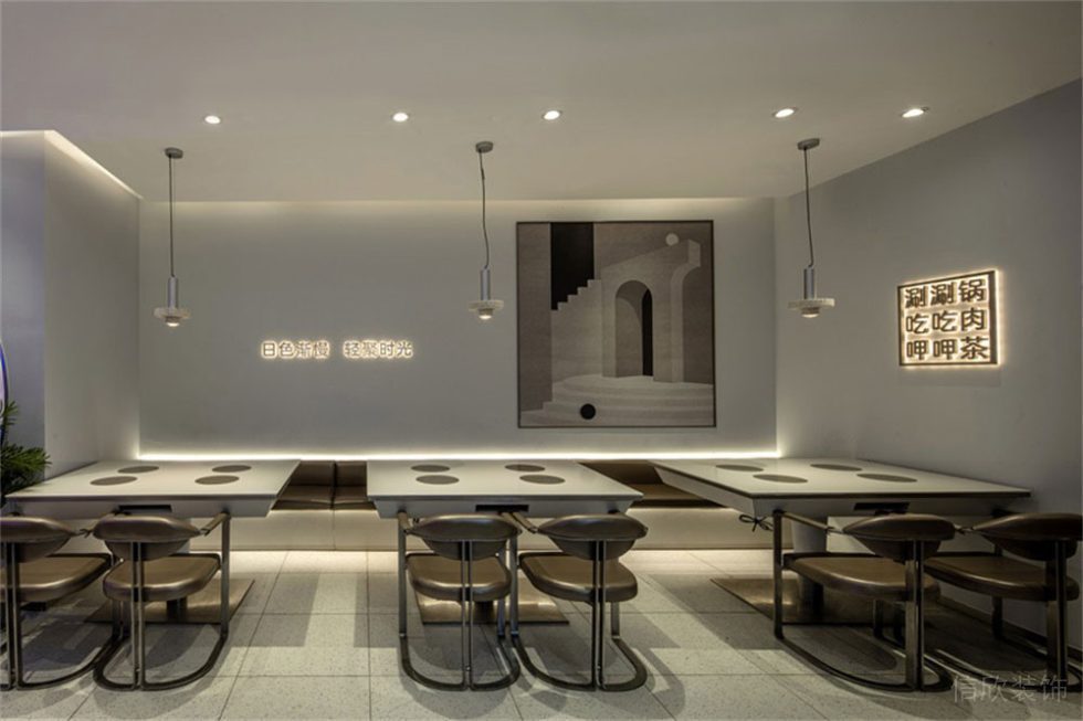 深圳龍崗現代風格火鍋店裝修設計工藝細節 深圳龍崗現代風格火鍋店裝修設計工藝細節