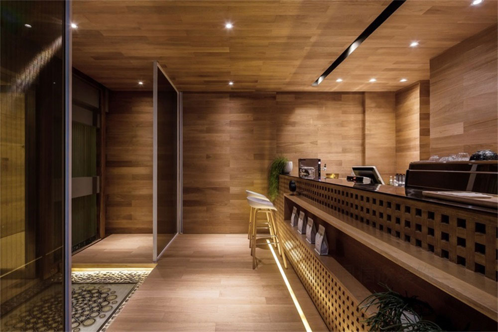 深圳羅湖簡約北歐風餐飲店裝修設計木飾面 深圳羅湖簡約北歐風餐飲店裝修設計木飾面