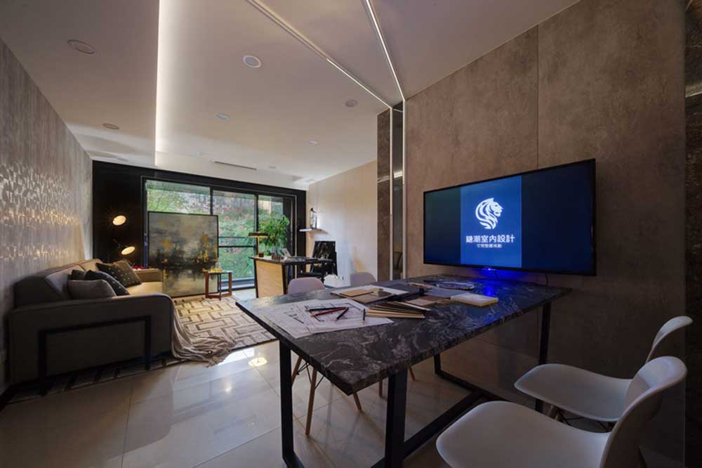寶安華僑城瑞灣府簡約風格辦公室裝修小型會議區 寶安華僑城瑞灣府簡約風格辦公室裝修小型會議區