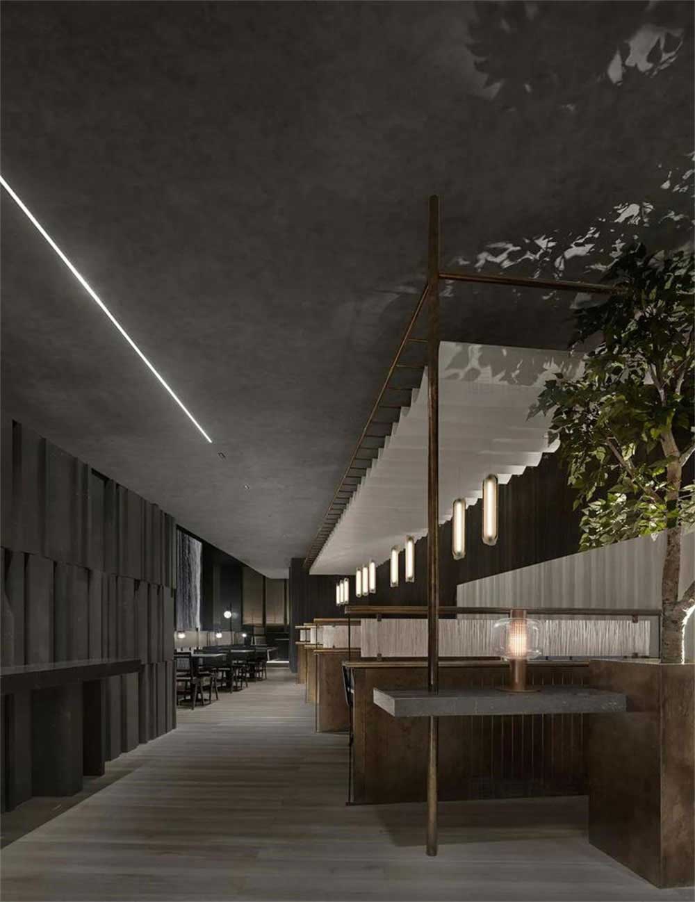 簡約風格日本料理鐵板燒餐廳裝修設計氛圍調性 簡約風格日本料理鐵板燒餐廳裝修設計氛圍調性