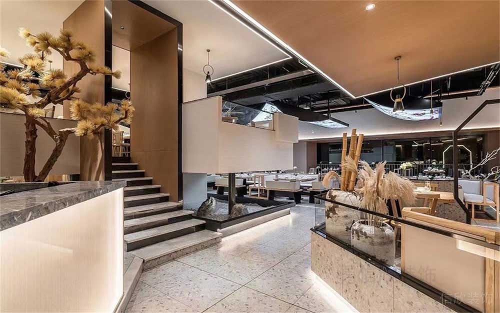 深圳寶安新中式餐廳入戶裝修設(shè)計(jì) 深圳寶安新中式餐廳入戶裝修設(shè)計(jì)