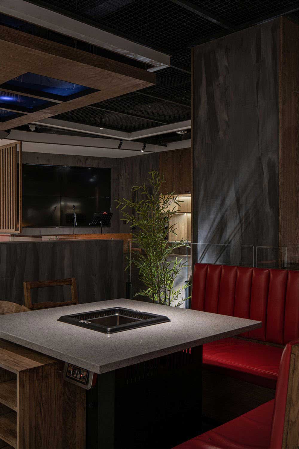 深圳羅湖工業風火鍋店裝修設計家具組合 深圳羅湖工業風火鍋店裝修設計家具組合