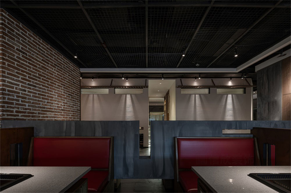 深圳羅湖工業風火鍋店裝修設計卡座 深圳羅湖工業風火鍋店裝修設計卡座