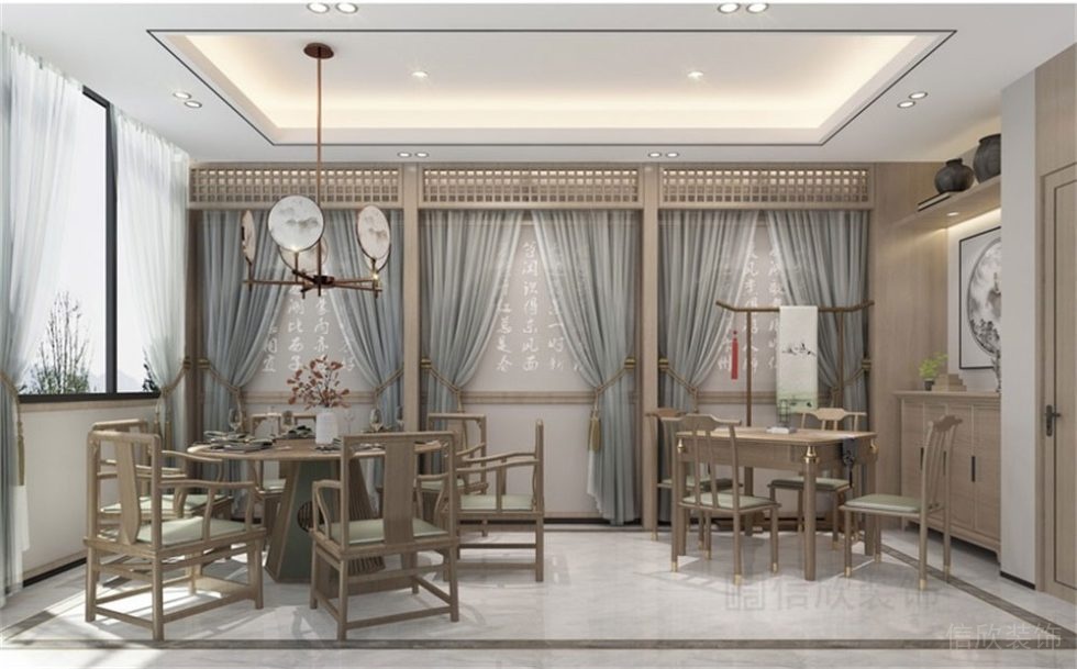 深圳新中式餐飲店裝修設(shè)計燈光效果 深圳新中式餐飲店裝修設(shè)計燈光效果