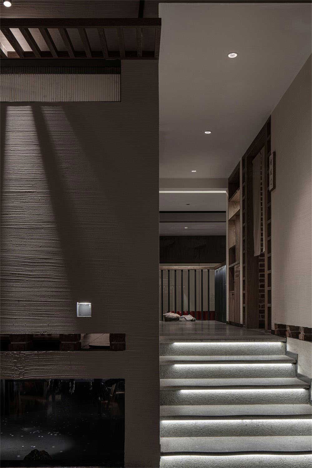 深圳羅湖工業風火鍋店裝修設計樓梯臺階 深圳羅湖工業風火鍋店裝修設計樓梯臺階