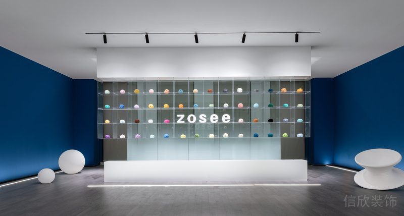 墻體收納展示柜品牌形象版鏤空設(shè)計(jì)白色墻體涂料安全環(huán)保效果圖辦公室