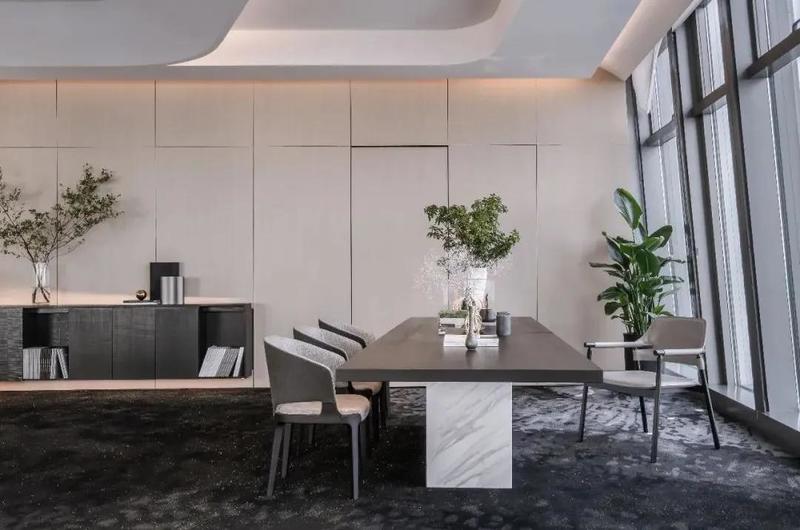 深圳龍崗區(qū)金地龍城中央現(xiàn)代簡約風(fēng)格公司裝修空間布局 深圳龍崗區(qū)金地龍城中央現(xiàn)代簡約風(fēng)格公司裝修空間布局