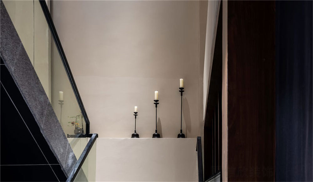 深圳龍崗新中式茶館裝修設計樓梯 深圳龍崗新中式茶館裝修設計樓梯