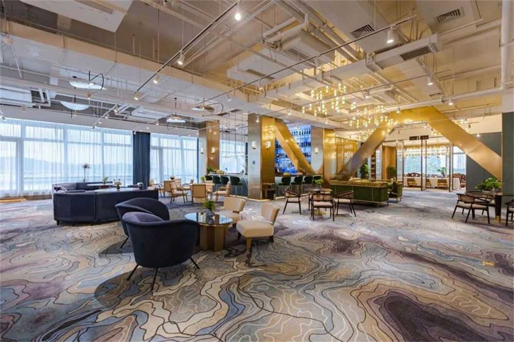 深圳龍崗藍(lán)調(diào)輕奢風(fēng)格酒吧裝修設(shè)計娛樂休閑廳