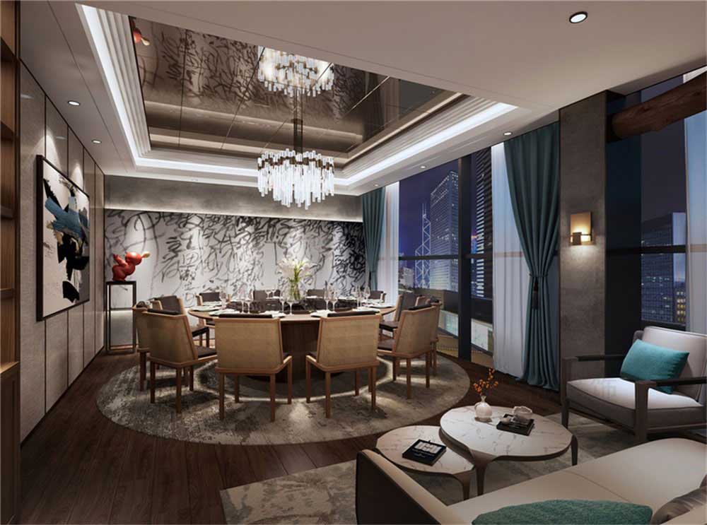 深圳龍崗現代中式風格餐廳裝修設計商務接待包間 深圳龍崗現代中式風格餐廳裝修設計商務接待包間
