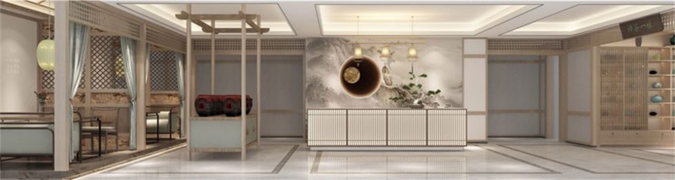 深圳新中式餐飲店裝修設(shè)計前廳 深圳新中式餐飲店裝修設(shè)計前廳