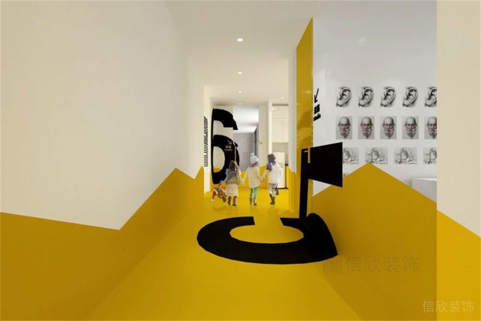 深圳市寶安區西鄉大衛美術連鎖培訓機構過道 深圳市寶安區西鄉大衛美術連鎖培訓機構過道