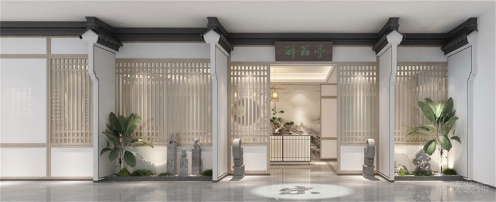 深圳新中式餐飲店裝修設(shè)計外立面門頭形象 深圳新中式餐飲店裝修設(shè)計外立面門頭形象