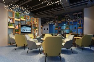 花瓣創(chuàng)意金屬設(shè)計書柜兒童培訓(xùn)機構(gòu)閱讀自習(xí)室