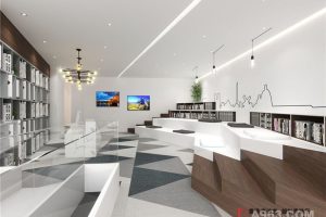 簡約辦公室裝修階梯休息區(qū)菱形地板靜音設(shè)計現(xiàn)代簡約設(shè)計圖