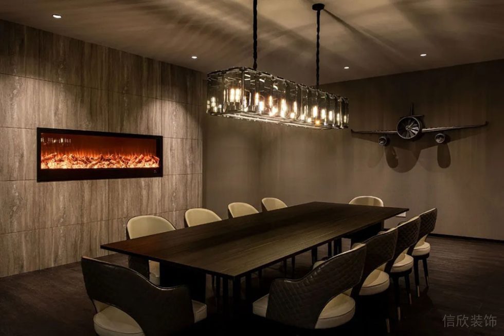 簡約北歐風(fēng)商務(wù)辦公空間主題會議室裝修圖