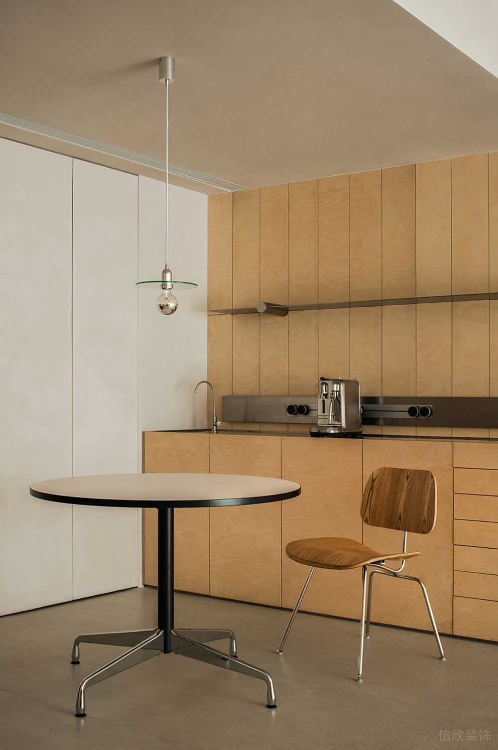 簡約風(fēng)格商務(wù)辦公室茶水間設(shè)計裝修圖