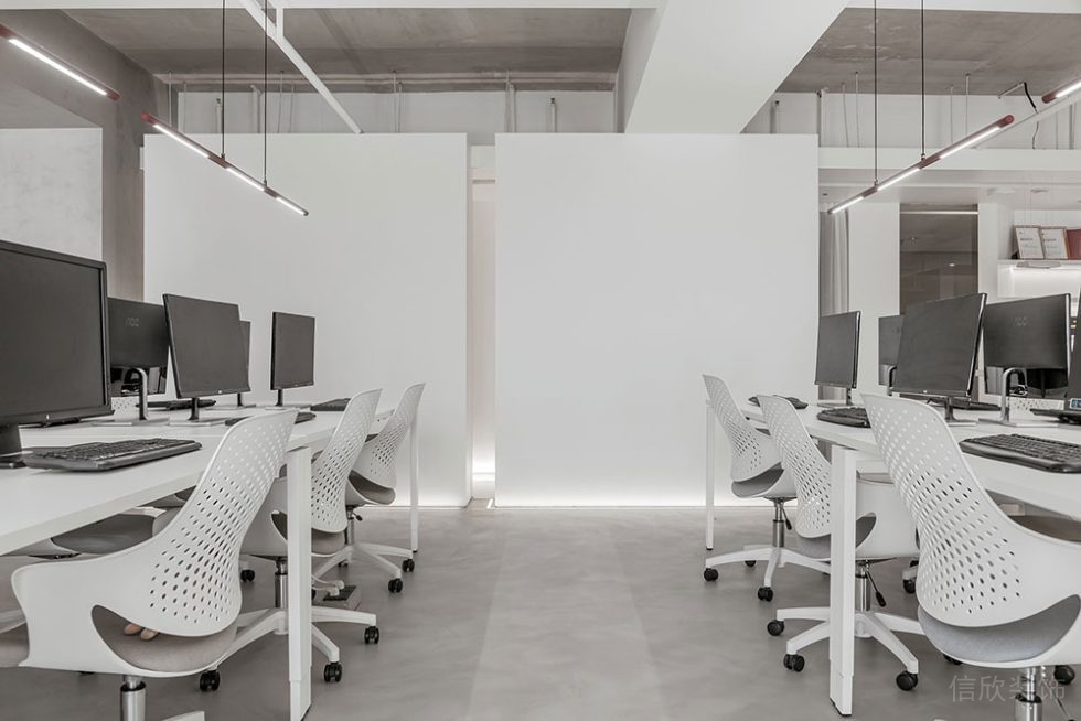 簡(jiǎn)約工業(yè)風(fēng)辦公空間案例辦公廳設(shè)計(jì)裝修圖