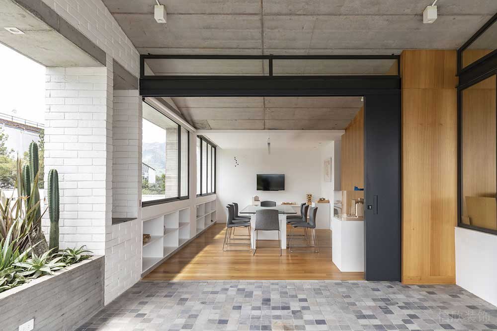 簡(jiǎn)約工業(yè)風(fēng)辦公空間多功能接待洽談區(qū)裝修圖