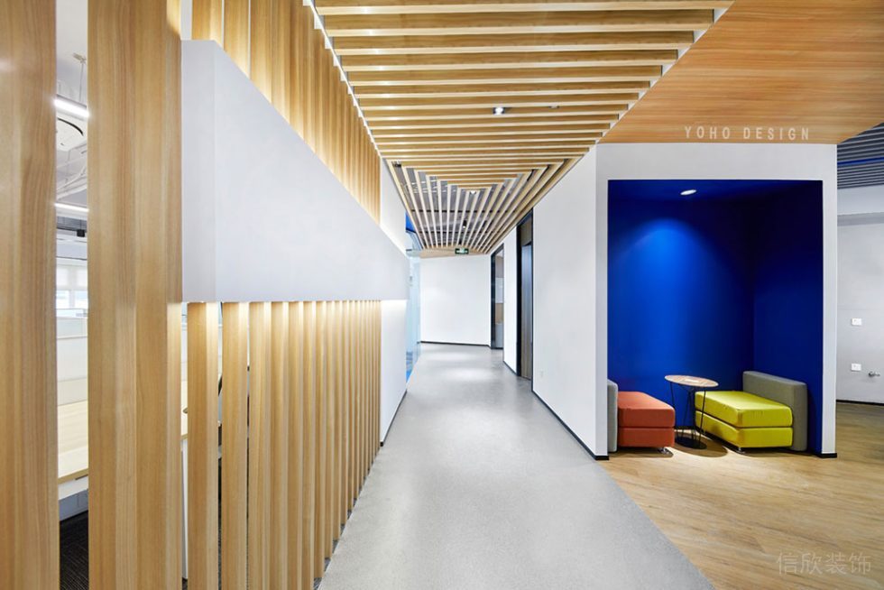 現(xiàn)代北歐風(fēng)辦公場所案例過道休閑區(qū)空間設(shè)計(jì)裝修圖