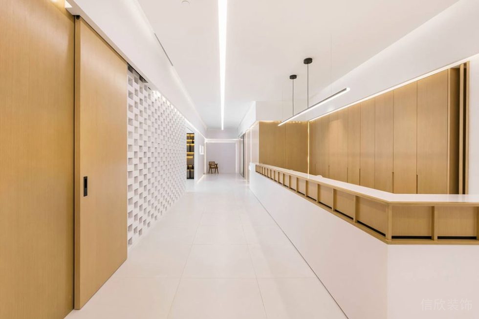 現(xiàn)代北歐風(fēng)辦公場所案例前臺會客廳設(shè)計(jì)裝修圖