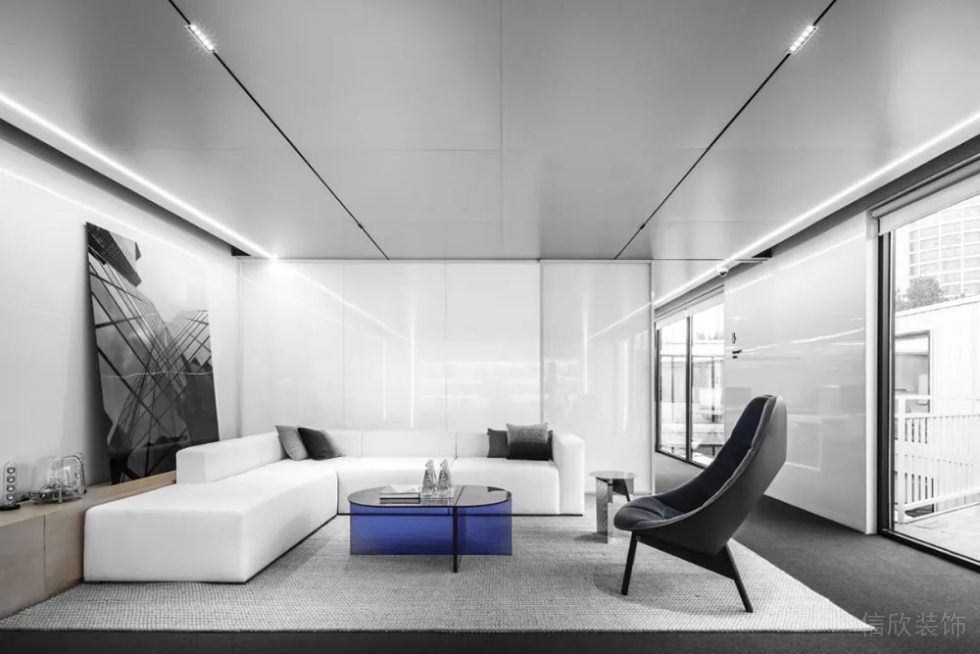 現(xiàn)代風(fēng)格辦公室項(xiàng)目會(huì)客區(qū)裝修圖